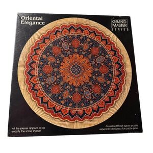 Springbok Oriental Elegance Circular Jigsaw Grand‎ Master Series UNCOUNTED